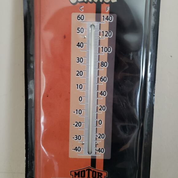HARLEY‎ DAVIDSON Authorized Service Advertising 26.75" x 8" Thermometer Tin Sign - Picture 3 of 8